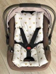 Gold Mickey Poplin Puset Minderi