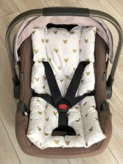 Gold Mickey Poplin Puset Minderi