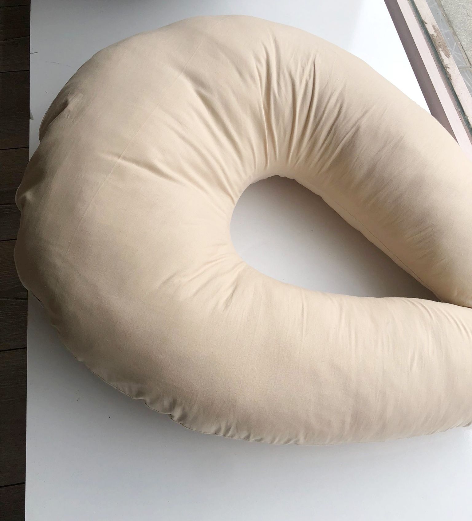 72 Cm Bej Poplin Emzirme Minderi