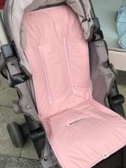 Bulutlu Poplin Bebek Arabası Minderi