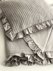 Fırfırlı  Örgü Pike Takımı