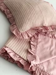 Fırfırlı  Örgü Pike Takımı