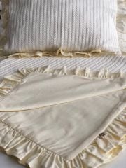 Fırfırlı  Örgü Pike Takımı