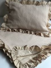 Fırfırlı  Örgü Pike Takımı