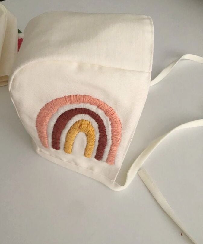 Rainbow Punch Bonnet