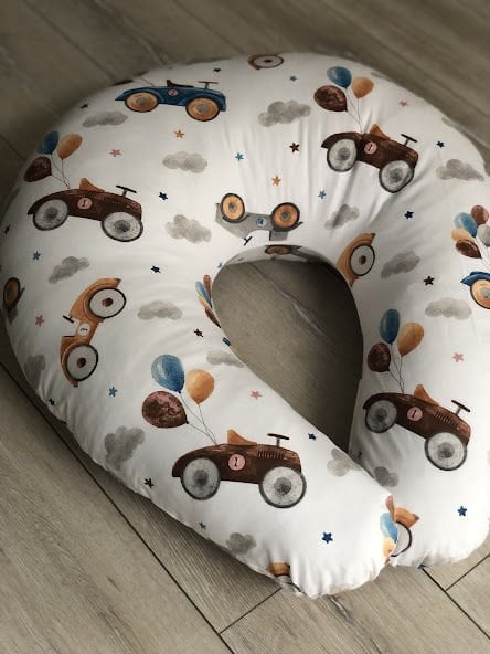 Retro Arabalar Poplin Emzirme Minderi