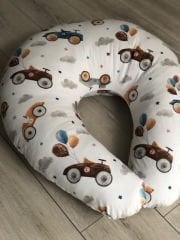 Retro Arabalar Poplin Emzirme Minderi