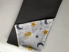 Antrasit Örgü Sarı Gri Yıldız Müslin Pike