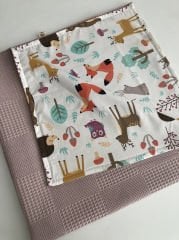 Mürdüm Dama Tatlı Orman Poplin Pike