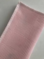 Pembe Dama Koca Kafa Hayvanlar Poplin Beyaz Dantelli Pike Takımı