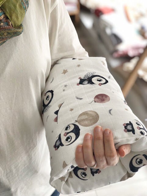 Penguen Müslin Comfort Emzirme Yastığı