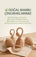 Doğal Bambu Rattan Çıngırak