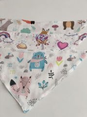 Müslin Önlük Seti Çift Katlı Karışık Desenli