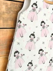 Prenses Poplin Pembe Minky Uyku Tulumu