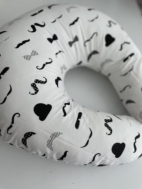 Bıyıklı Poplin Emzirme Minderi