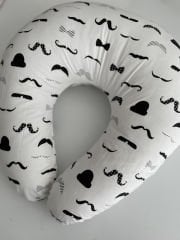 Bıyıklı Poplin Emzirme Minderi