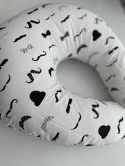 Bıyıklı Poplin Emzirme Minderi