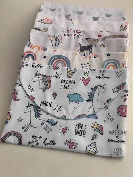 Unicorn Poplin Pembe Poplin Organizer
