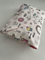 Unicorn Poplin Pembe Poplin Organizer