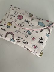 Unicorn Poplin Pembe Poplin Organizer