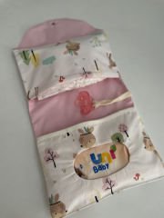 Taçlı Ceylan Poplin Pembe Poplin Organizer