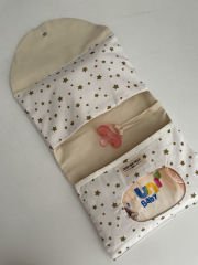 Gold Yıldız Poplin Bej Poplin Organizer