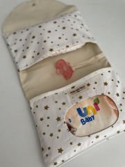 Gold Yıldız Poplin Bej Poplin Organizer