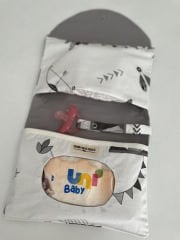 Kızılderili Poplin Gri Poplin Organizer