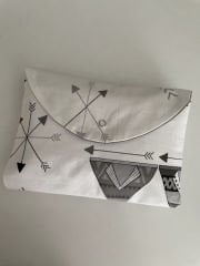 Kızılderili Poplin Gri Poplin Organizer