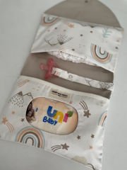 Dağ Gökkuşak Poplin Kahve Poplin Organizer