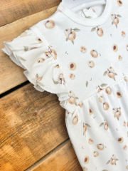 Şeftali Desenli Tulum