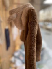 Teddy Kulaklı Peluş Mont
