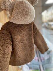Teddy Kulaklı Peluş Mont