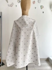 Gümüş Mickey Poplin Emzirme Önlüğü