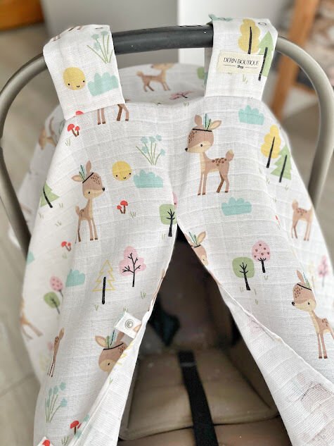 Taçlı Ceylan Müslin Puset Örtüsü