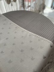 Gri Örgü Gümüş Mickey Poplin Pike