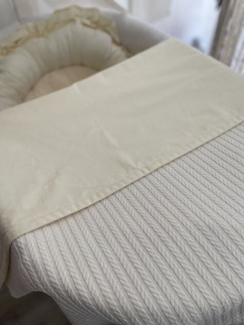 Krem Örgü Krem Poplin Pike