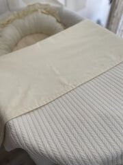 Krem Örgü Krem Poplin Pike