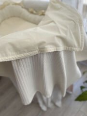 Krem Örgü Krem Poplin Pike