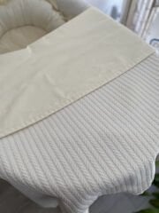 Krem Örgü Krem Poplin Pike