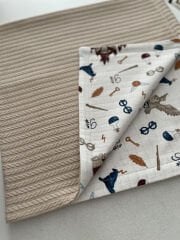 Bej Örgü Harry Poter Müslin Pike