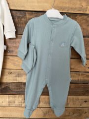 Pamuk Nakışlı Tulum Petrol Renk