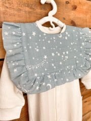 Mint Yıldızlı Charlotte Müslin Önlük