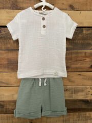 Müslin Şortlu Takım