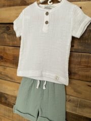 Müslin Şortlu Takım