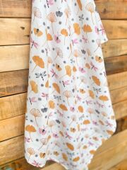 Turuncu Gelincik Müslin Örtü