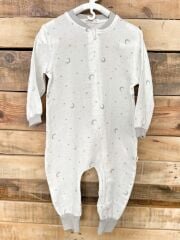 Gri Ay Müslin Uyku Tulumu