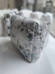 Çok Amaçlı Bebek ve Anne Çantası Mint Botanik Desenli