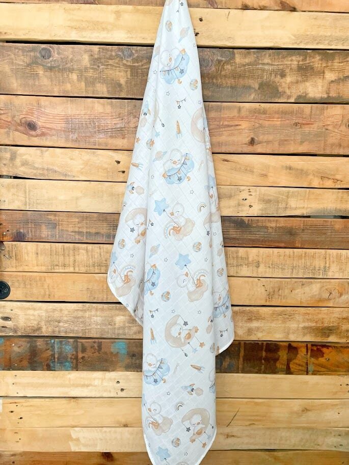 Uyuyan Ördek Müslin Örtü