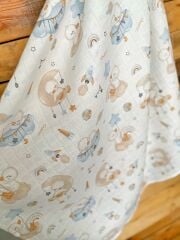 Uyuyan Ördek Müslin Örtü